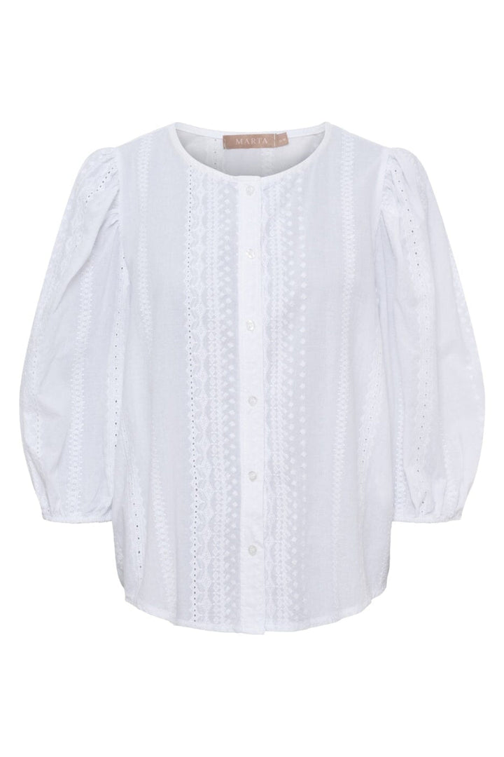 Marta Du Chateau - Mdcvalessia Blouse 58136M - White