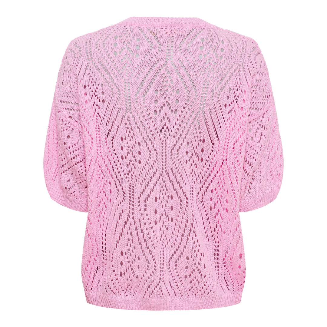 Marta Du Chateau - Mdcvina Knit 6592 - Pink Strikbluser 