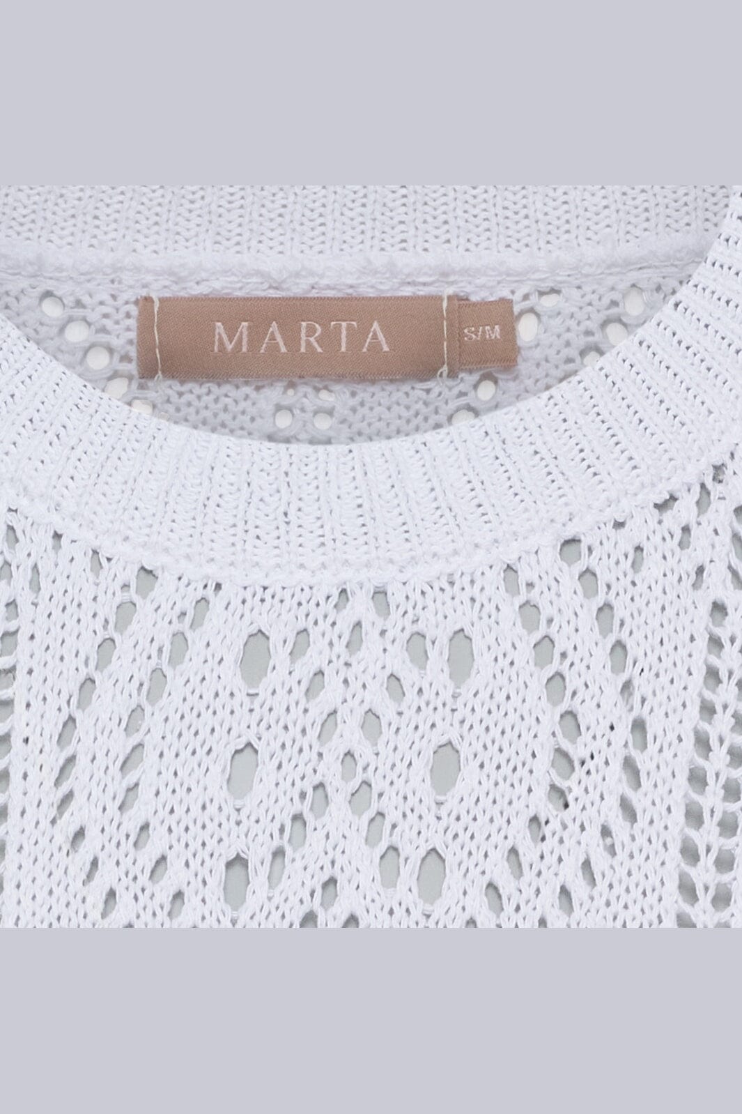 Marta Du Chateau - Mdcvina Knit 6592 - White