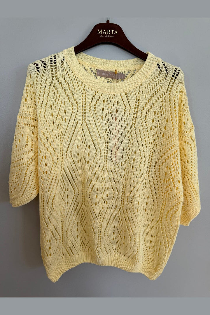 Marta Du Chateau - Mdcvina Knit 6592 - Yellow