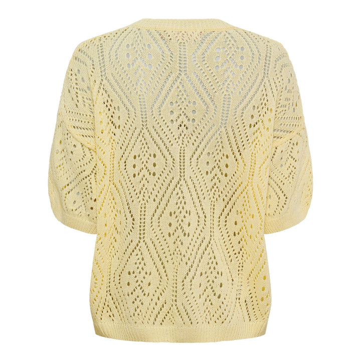 Marta Du Chateau - Mdcvina Knit 6592 - Yellow Strikbluser 