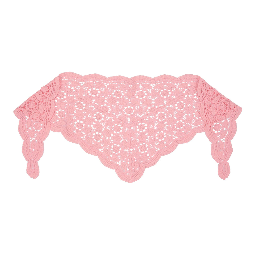 Marta Du Chateau - Mdczinnia Lace Hip Scarf BA-3510 - Pink Tørklæder 