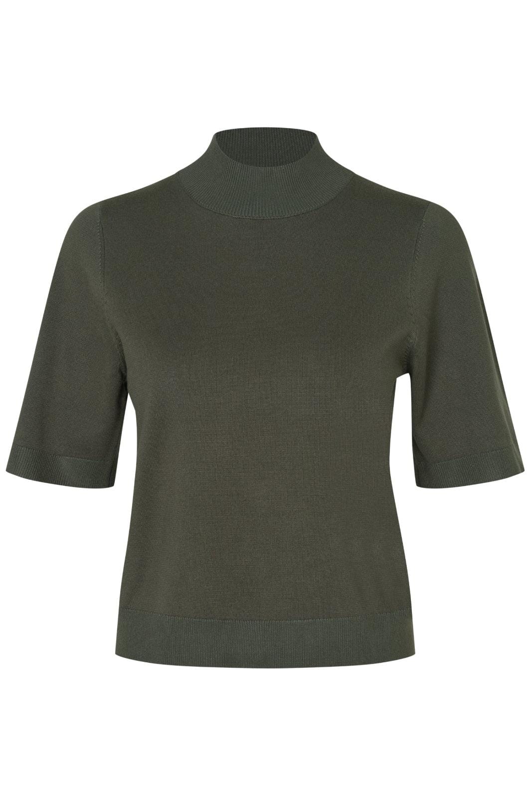 MbyM - Clara Crew-M 57620492 - Y83 - Warm Olive Dust Strikbluser 