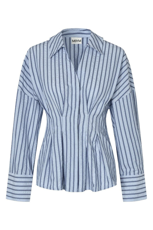 MbyM - Isidor-M 64711221 - V98 - Serenity Blue Stripe Skjorter 