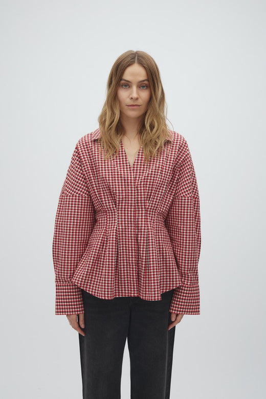 MbyM - Isidor-M 65581221 - Z18 - Red Aura Check Bluser 