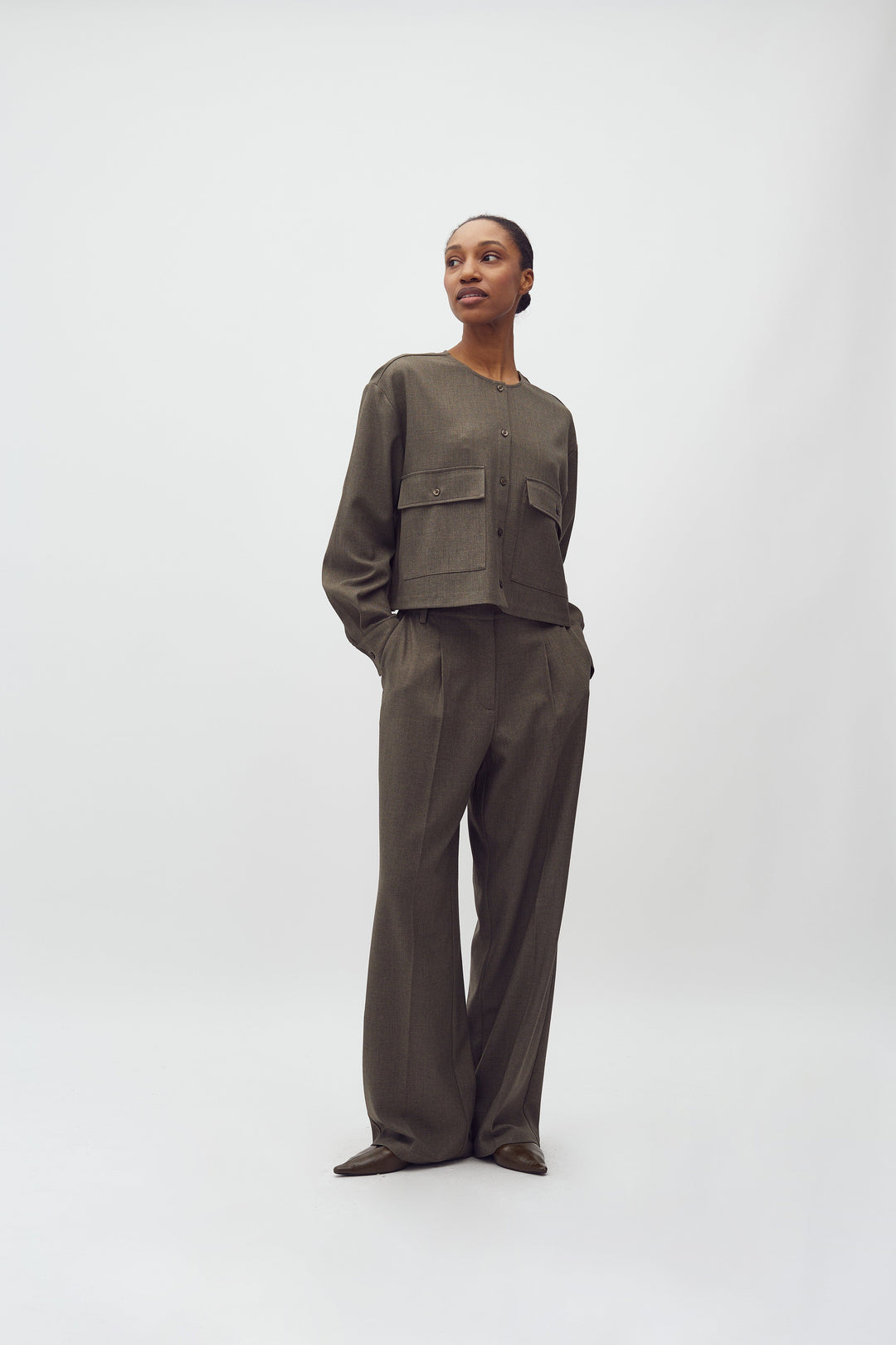 MbyM - Lican-M 63220742 - F84 - Deep Green Melange Skjorter 