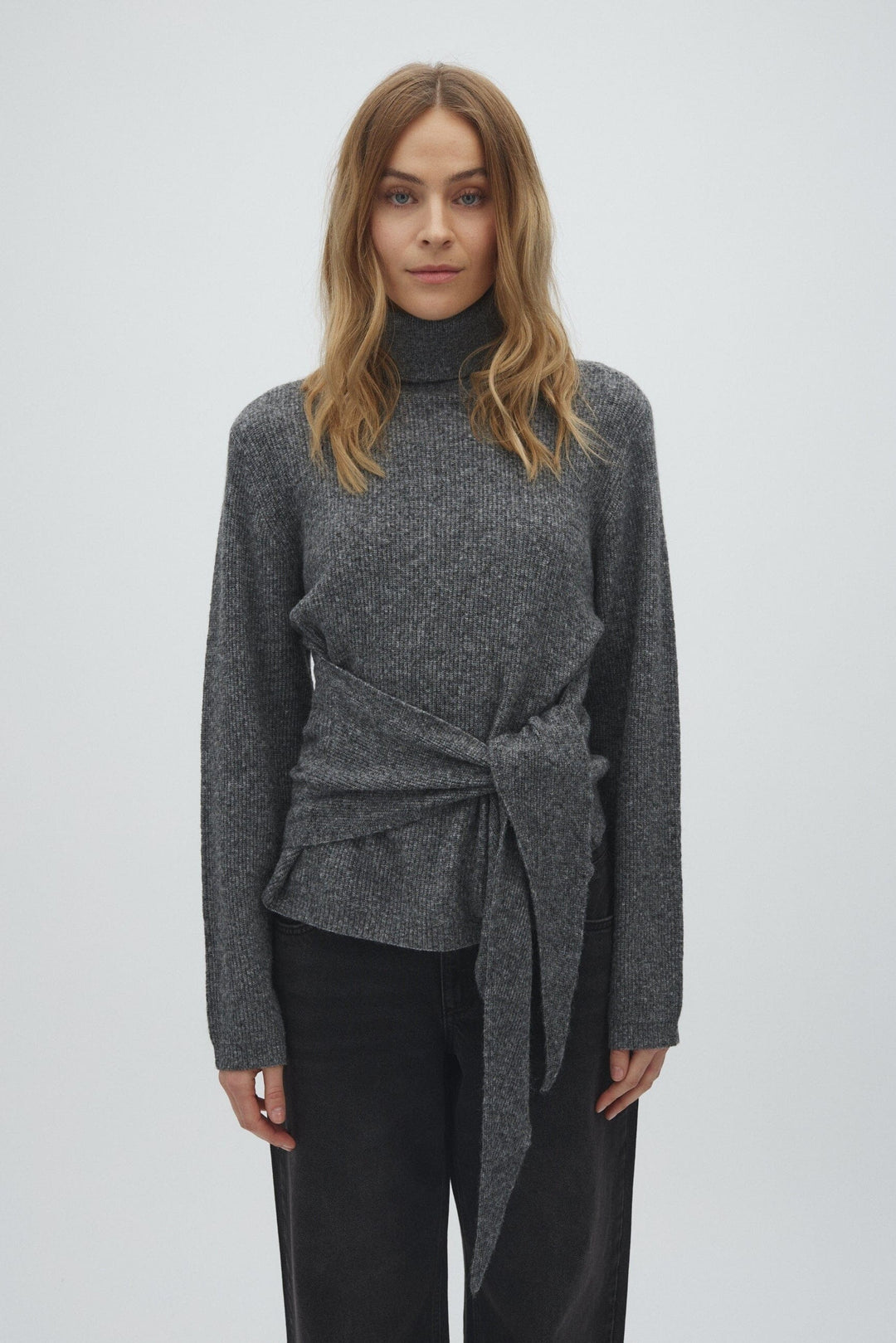 MbyM - Sula-M 64921465 - 635 - Charcoal Melange Strikbluser 