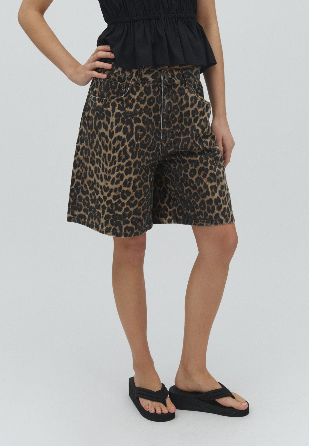 MbyM - Talina-M 64331157 - V56 - Leopard Mist Shorts 