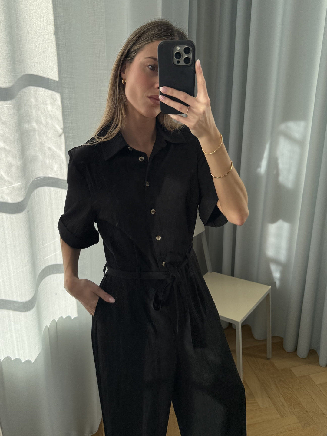 Modström - Agnetemd Jumpsuit 59184 - 7090 - Black Buksedragter 