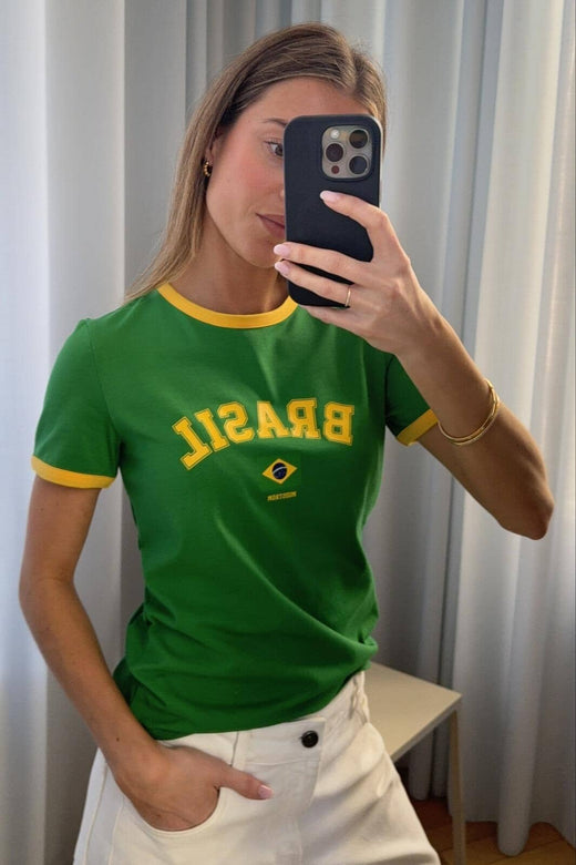 Modström - Astamd Brasil T-Shirt 59309 - 2904 - Medium Green T-shirts 