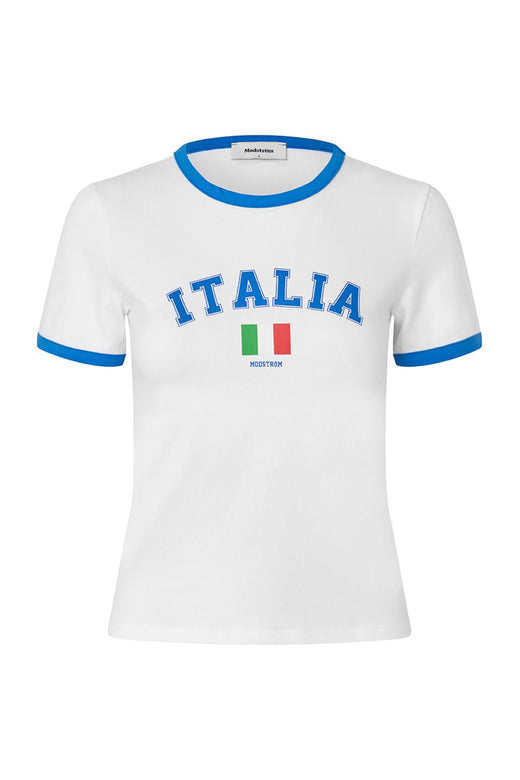 Modström - Astamd Italia T-Shirt 59310 - 1 - White T-shirts 
