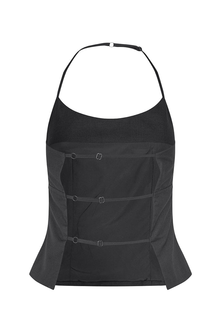 Modström - Cirkelinemd Top 59356 - 7088 - Dark Grey Melange