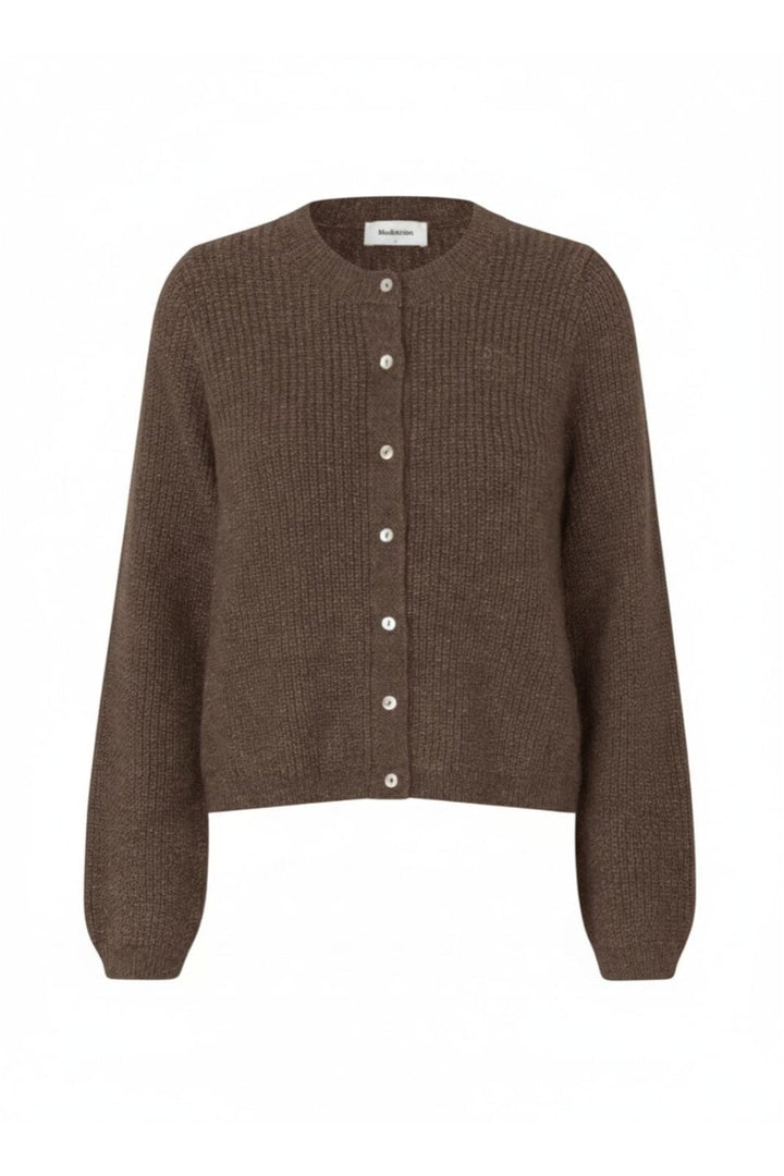 Modström - Crismd Cardigan 59378 - 5584 - Chocolate Chip