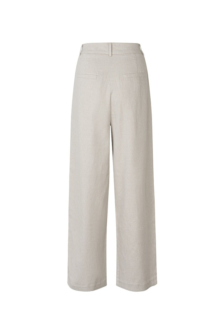 Modström - Galemd Linen Wide Pants 59141 - 105 - Beige Melange