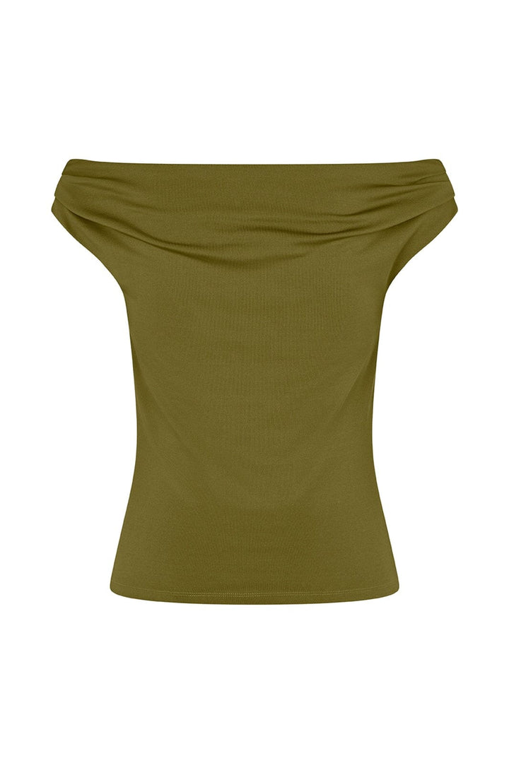 Modström - Himamd Off-Shoulder Top 57928 - 02275 - Fir Green