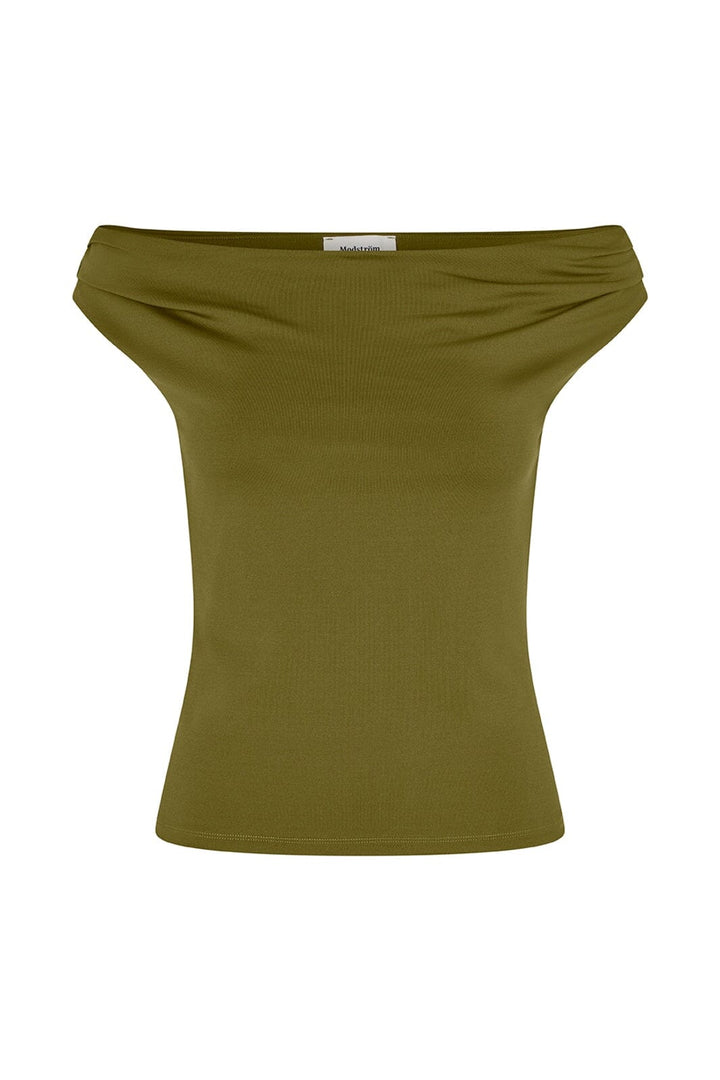 Modström - Himamd Off-Shoulder Top 57928 - 02275 - Fir Green