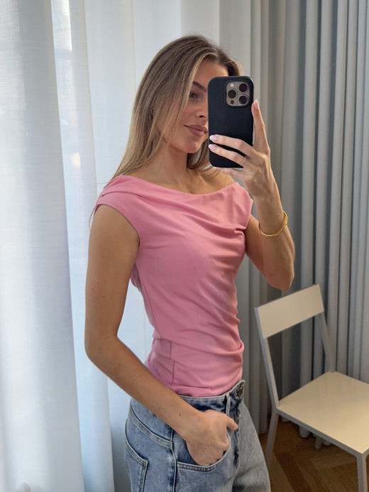 Modström - Himamd Off-Shoulder Top 57928 - 1057 - Sea Pink Toppe 