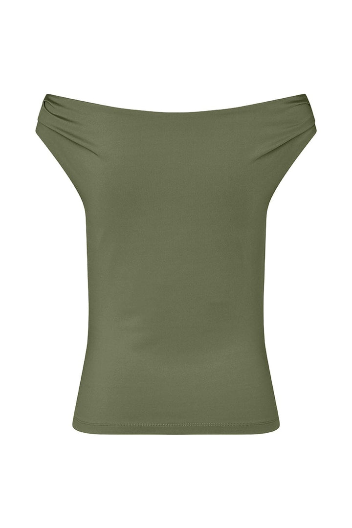 Modström - Himamd Off-Shoulder Top 57928 - 2201 - Army Dust