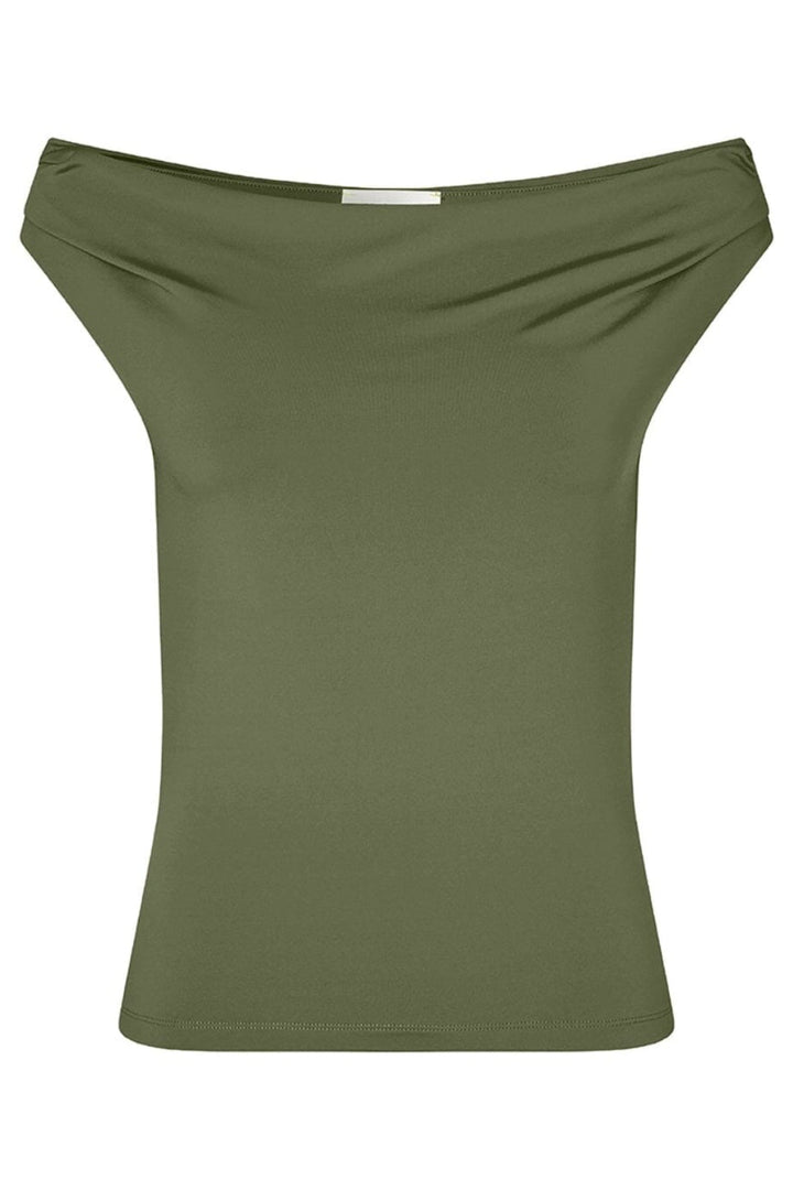 Modström - Himamd Off-Shoulder Top 57928 - 2201 - Army Dust