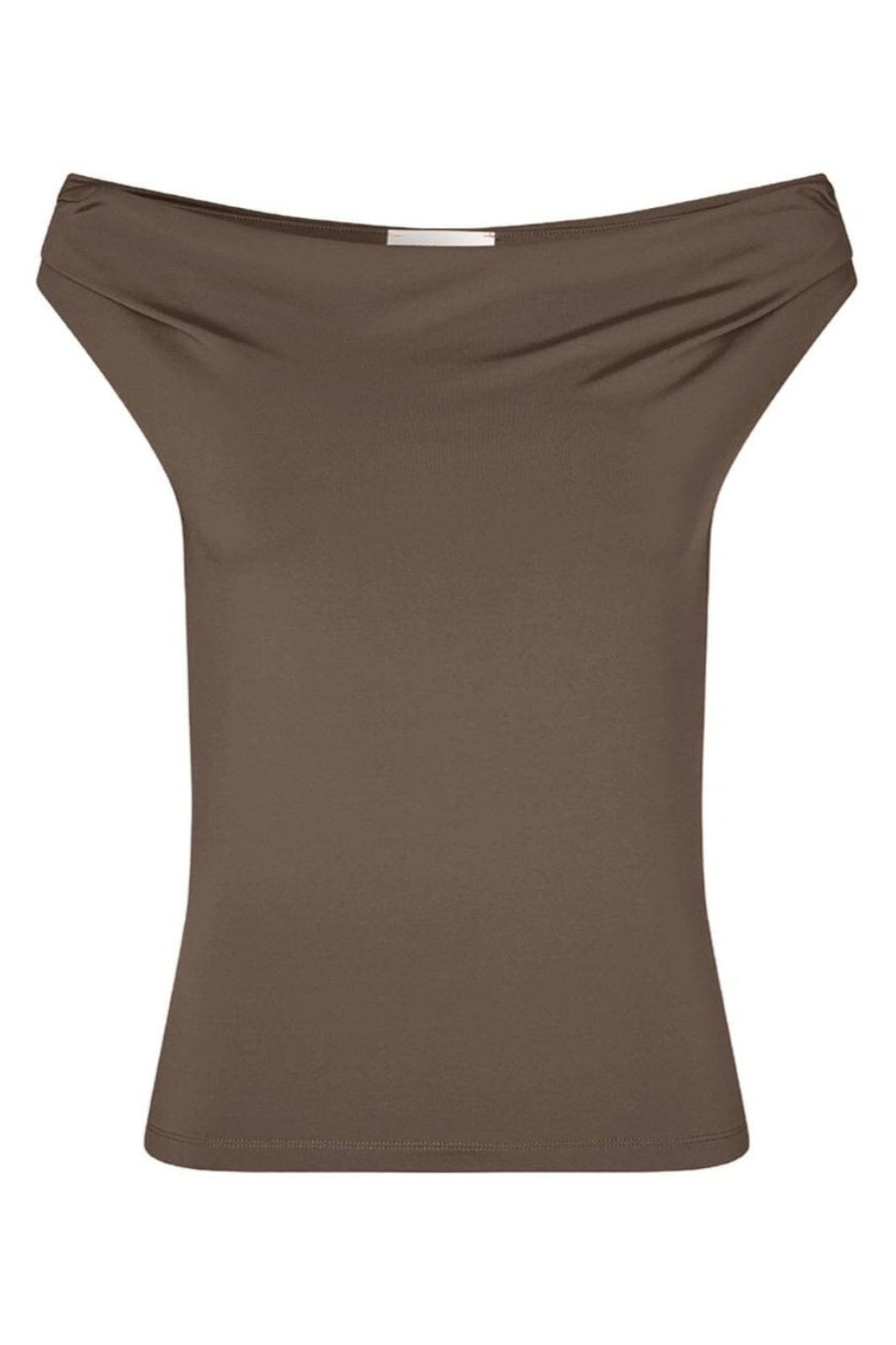 Modström - Himamd Off-Shoulder Top 57928 - 5584 - Chocolate Chip