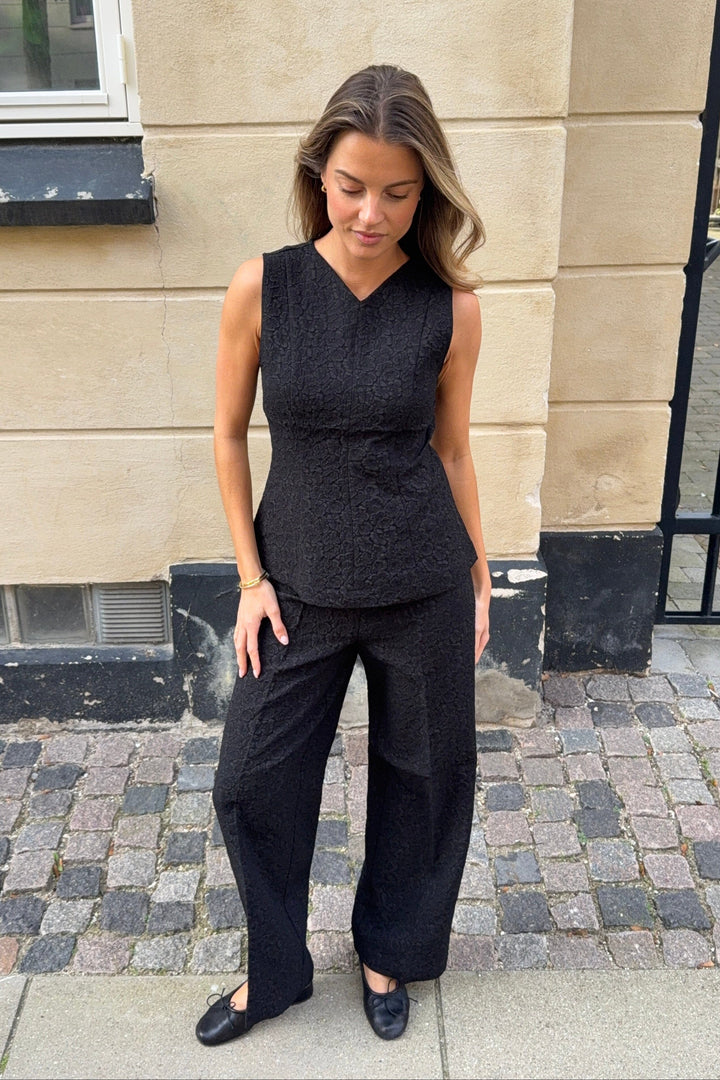 Modström - Hollismd Pants 57433 - 07090 - Black Bukser 