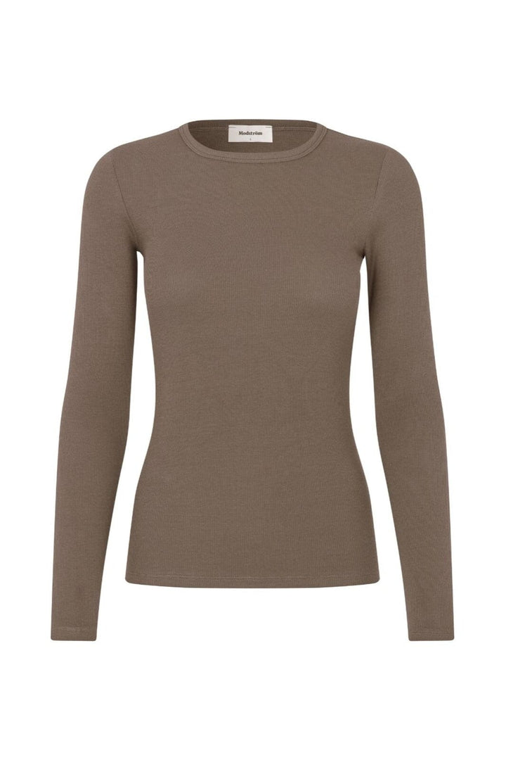 Modström - Igormd Ls T-Shirt 59323 - 5584 - Chocolate Chip