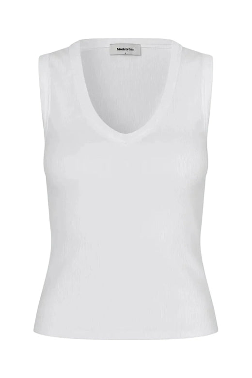 Modström - Igormd V-Neck Top 59651 - 7 - Off White Toppe 