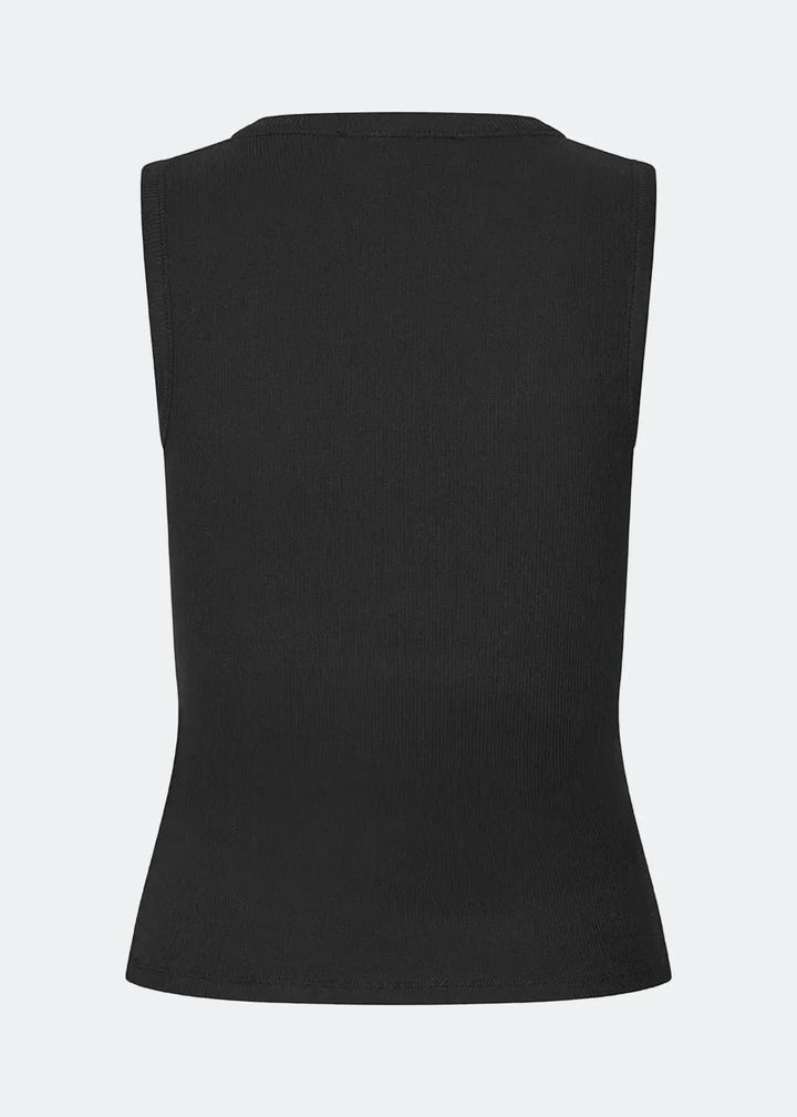 Modström - Igormd V-Neck Top 59651 - 7090 - Black Toppe 