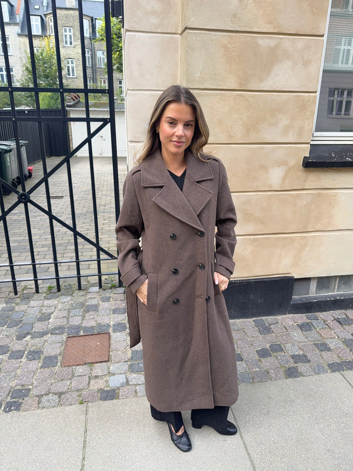 Modström - Shaymd Coat 56505 - 05529 - Chocolate Chip Melange Jakker 