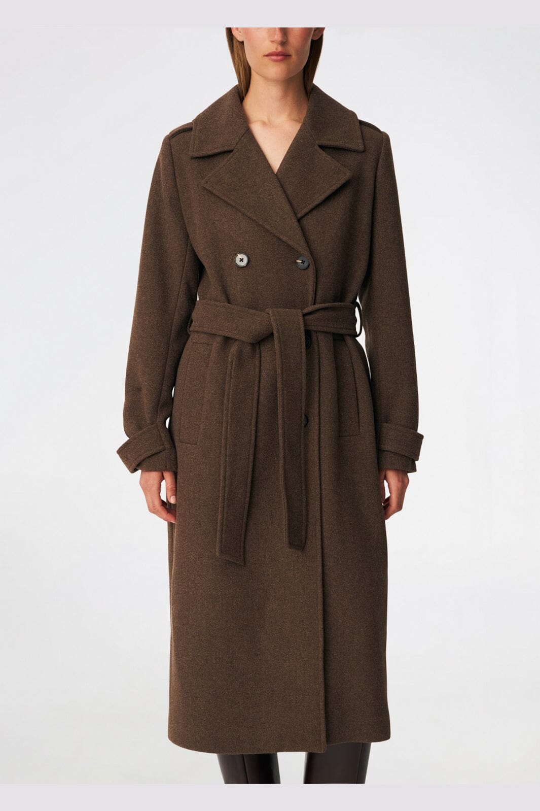 Modström - Shaymd Coat 56505 - 05529 - Chocolate Chip Melange