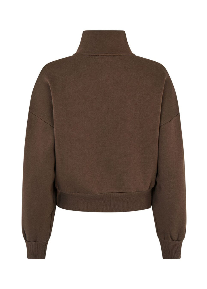 Modström - Tiamd 2Way Zip Cardigan 59786 - 5508 - Seal Brown Cardigans 