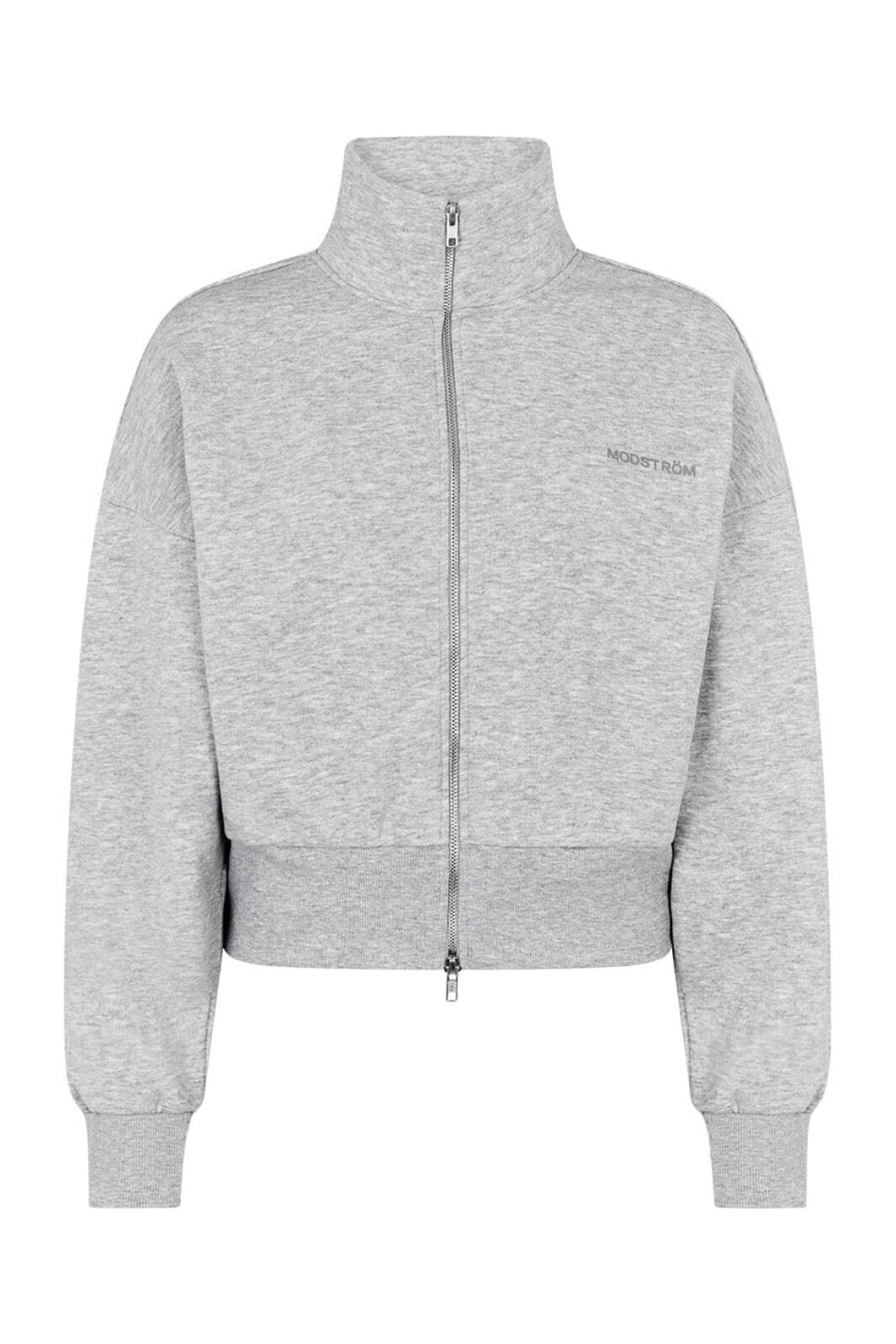 Modström - Tiamd 2Way Zip Cardigan 59786 - 7087 - Grey Melange Cardigans 