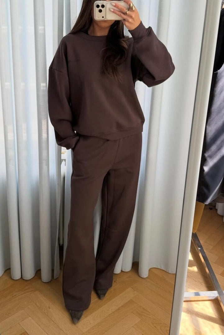 Modström - Tiamd Sweat 57960 - 5508 - Seal Brown Sweatshirts 