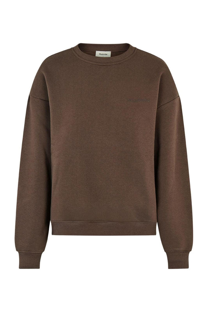 Modström - Tiamd Sweat 57960 - 5508 - Seal Brown Sweatshirts 