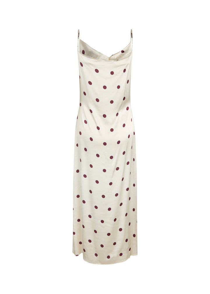 Modström - Vanjamd Print Dress 58964 - 13634 - Wineberry Dot Kjoler 