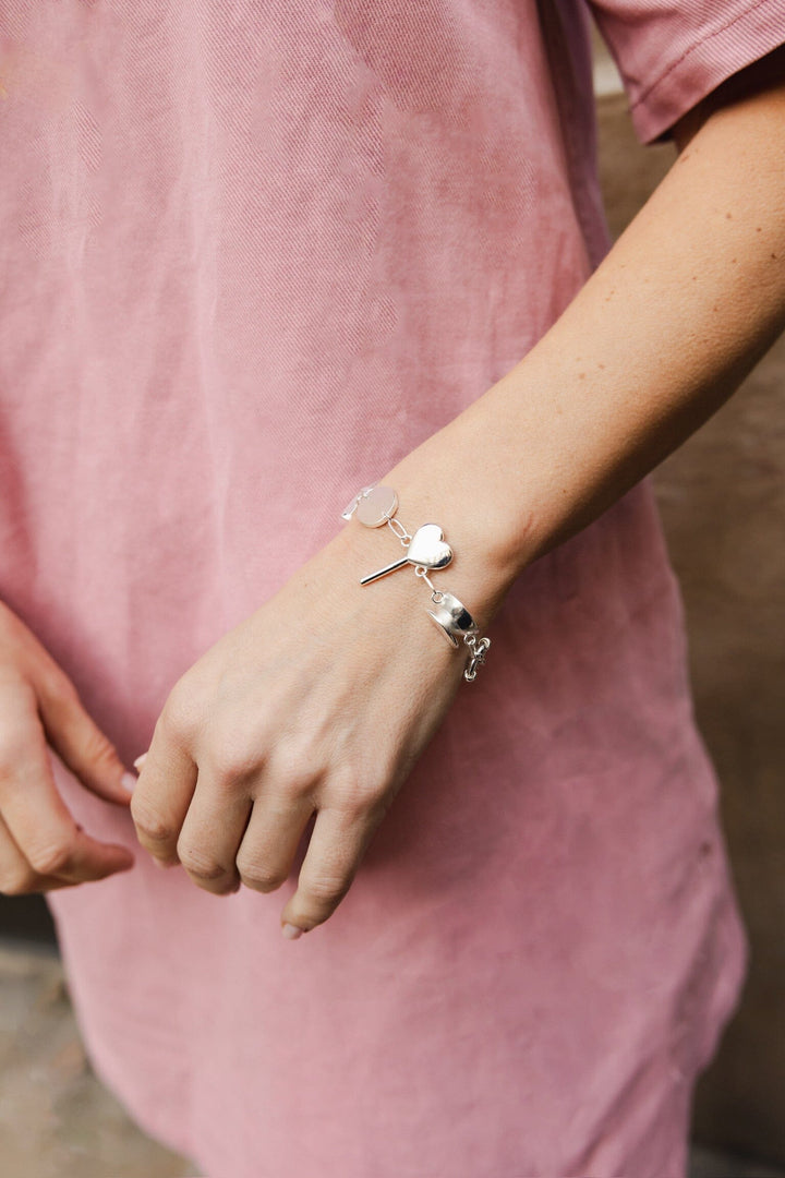 Molly&My Jewellery x Julie Elsebeth - Lidt Af Det Hele Armbånd - Forsølvet Armbånd 