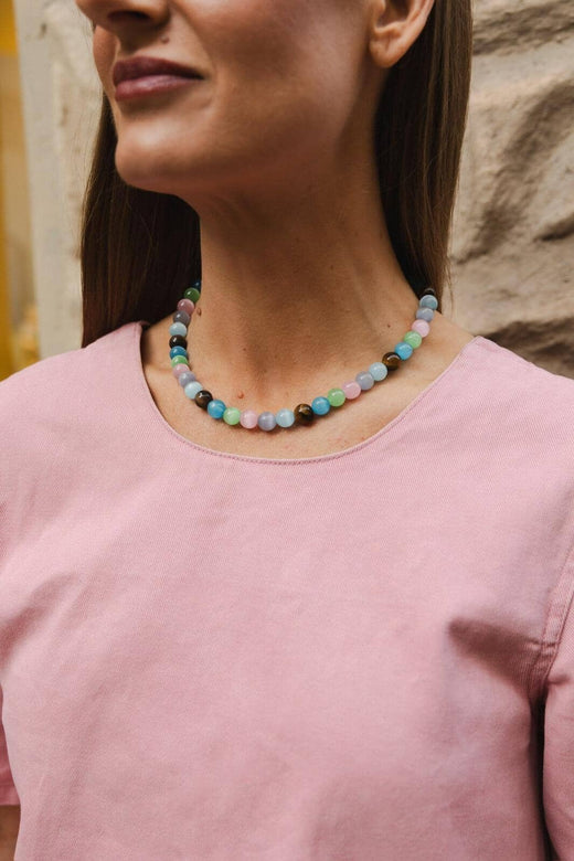 Molly&My Jewellery x Julie Elsebeth - Øjne I Nakken Halskæde - Forsølvet Halskæder 