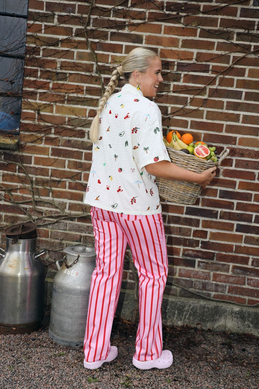 Molly&My x Caroline Dan - Candy Pant - Printed Stripes Bukser 