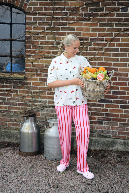 Molly&My x Caroline Dan - Candy Pant - Printed Stripes Bukser 