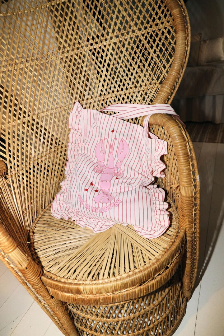 Molly&My x Caroline Dan - Cherry Tote - Pink W. Red Tasker 