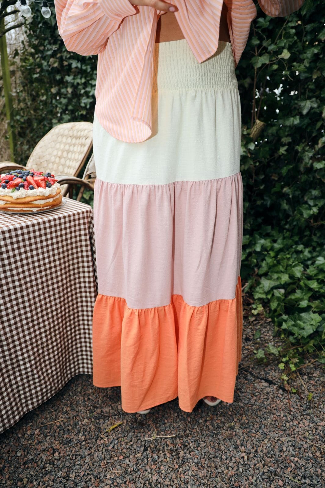 Molly&My x Caroline Dan - Cupcake Maxi Skirt - Mixed Nederdele 