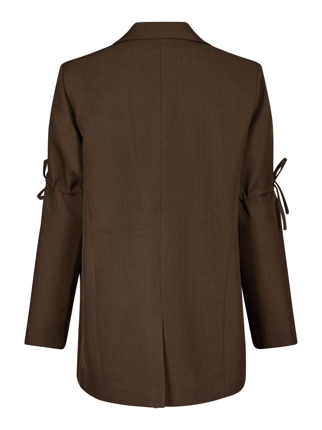 Molly&My x Julie Elgaard - Frida String Structure Blazer 167115 - 676 - Dark Brown Blazere 