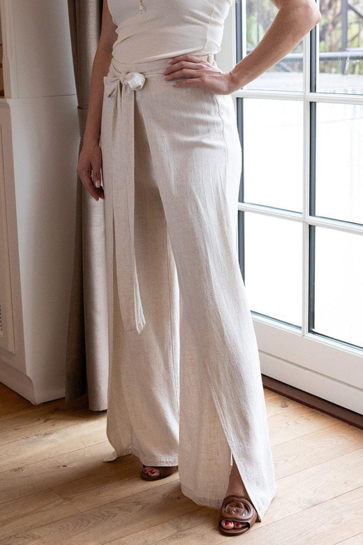 Molly&My x Melanie Due - Carina D Pants 168077 - 815 - Natural Bukser 