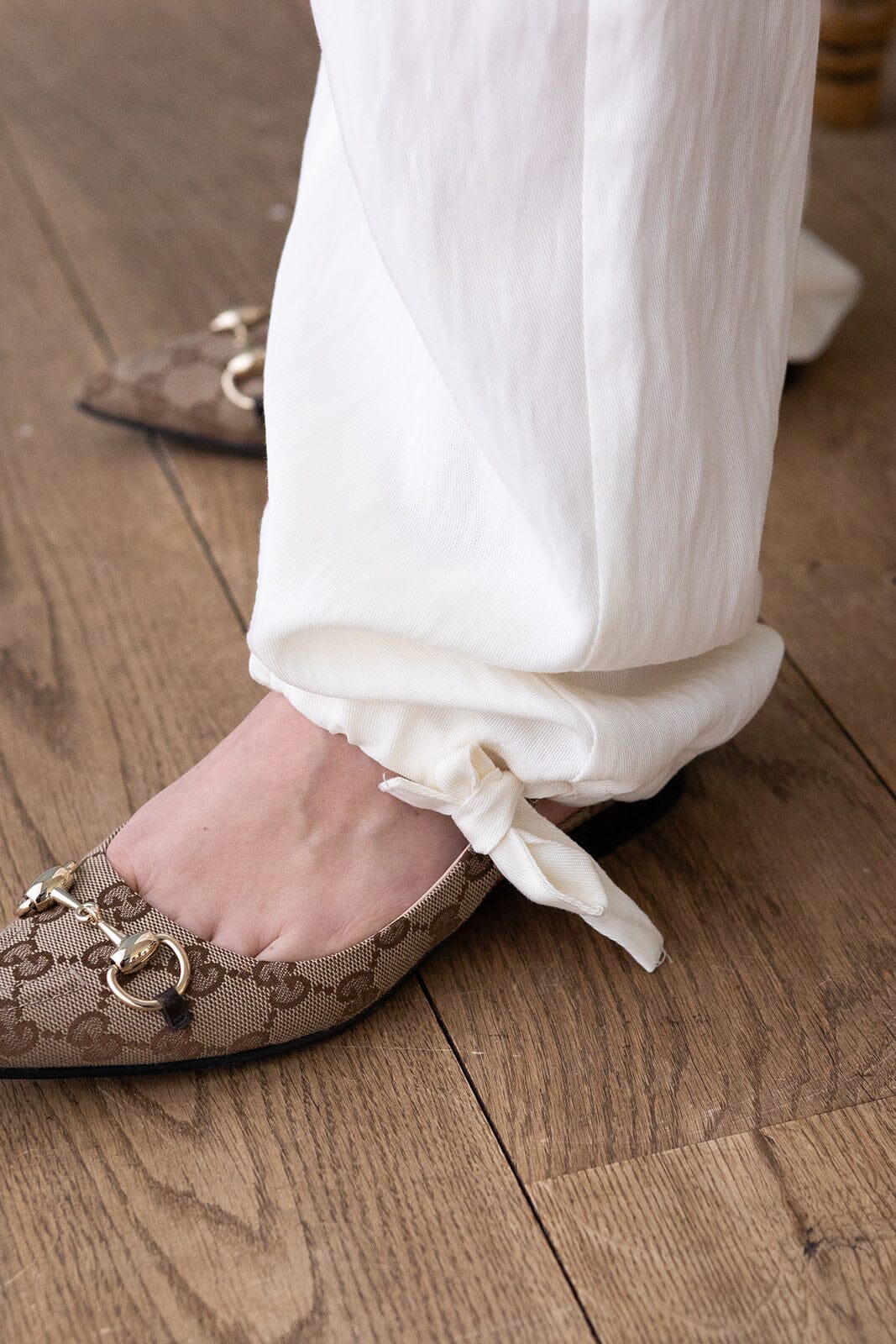 Molly&My x Melanie Due - Inga D Pants New 169236 - 122 - Creme Bukser 