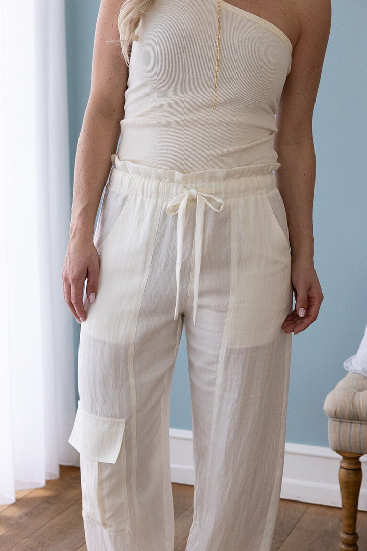 Molly&My x Melanie Due - Inga D Pants New 169236 - 122 - Creme Bukser 