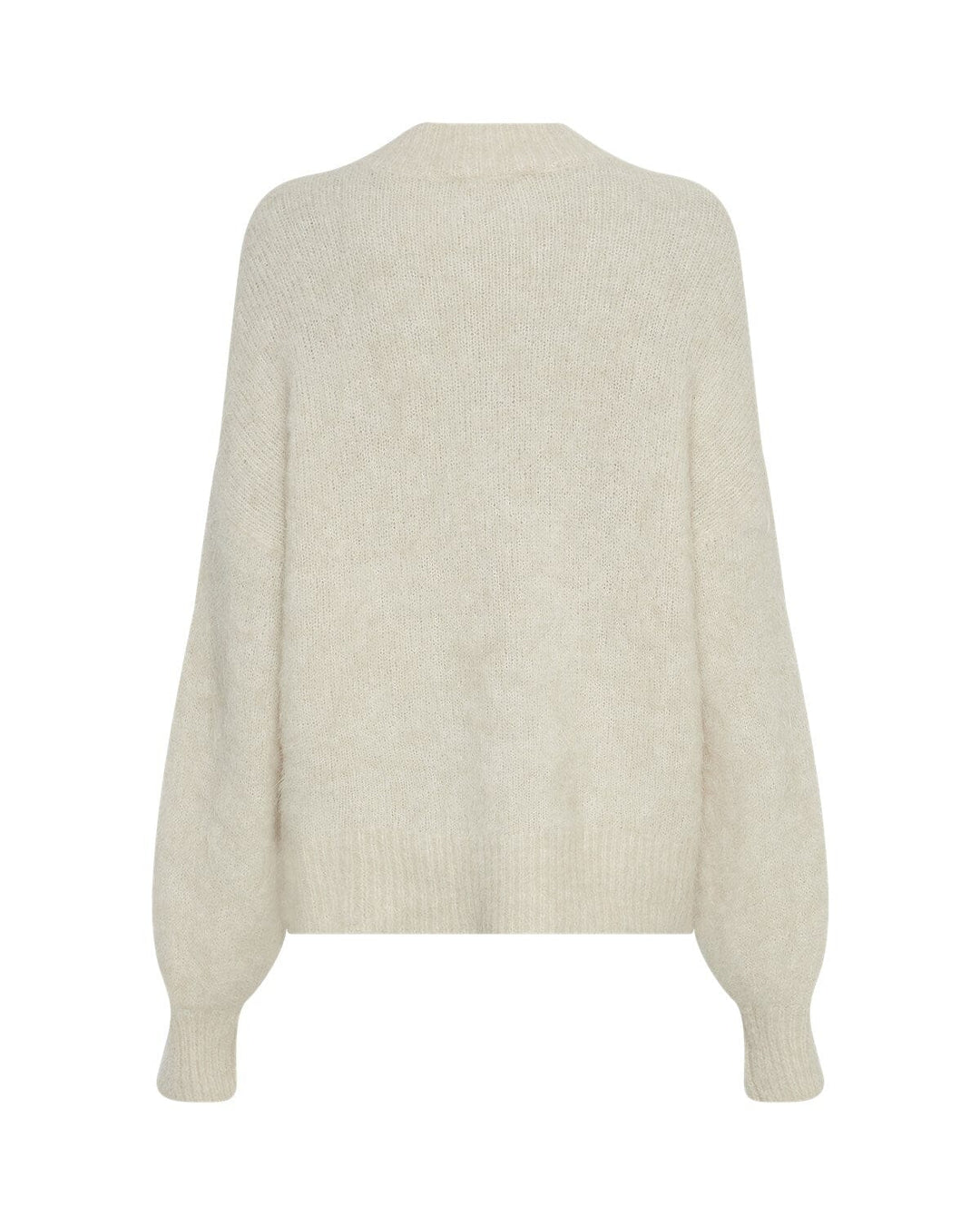 Moss Copenhagen - Mschthira Salmia Pullover 19581 - Oatmeal Strikbluser 