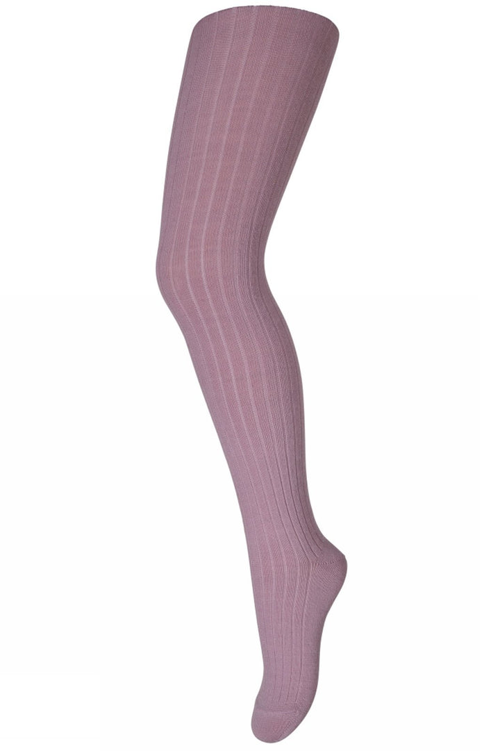Mp Denmark - Wool Rib Tights (128) - Grape Shake (4219) Strømpebukser 