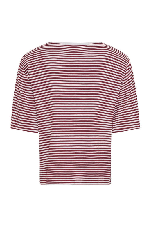 MSCH Copenhagen - Mschjana Tee Stp 19000 - Egret Rhubarb T-shirts 