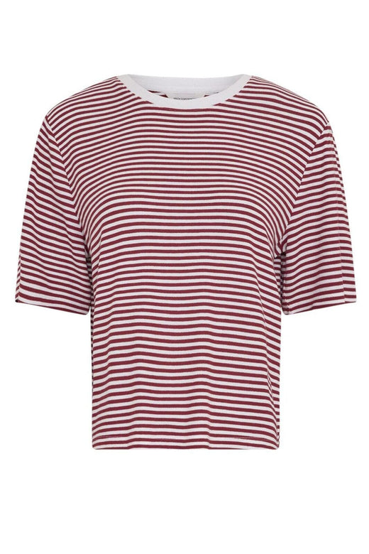 MSCH Copenhagen - Mschjana Tee Stp 19000 - Egret Rhubarb T-shirts 