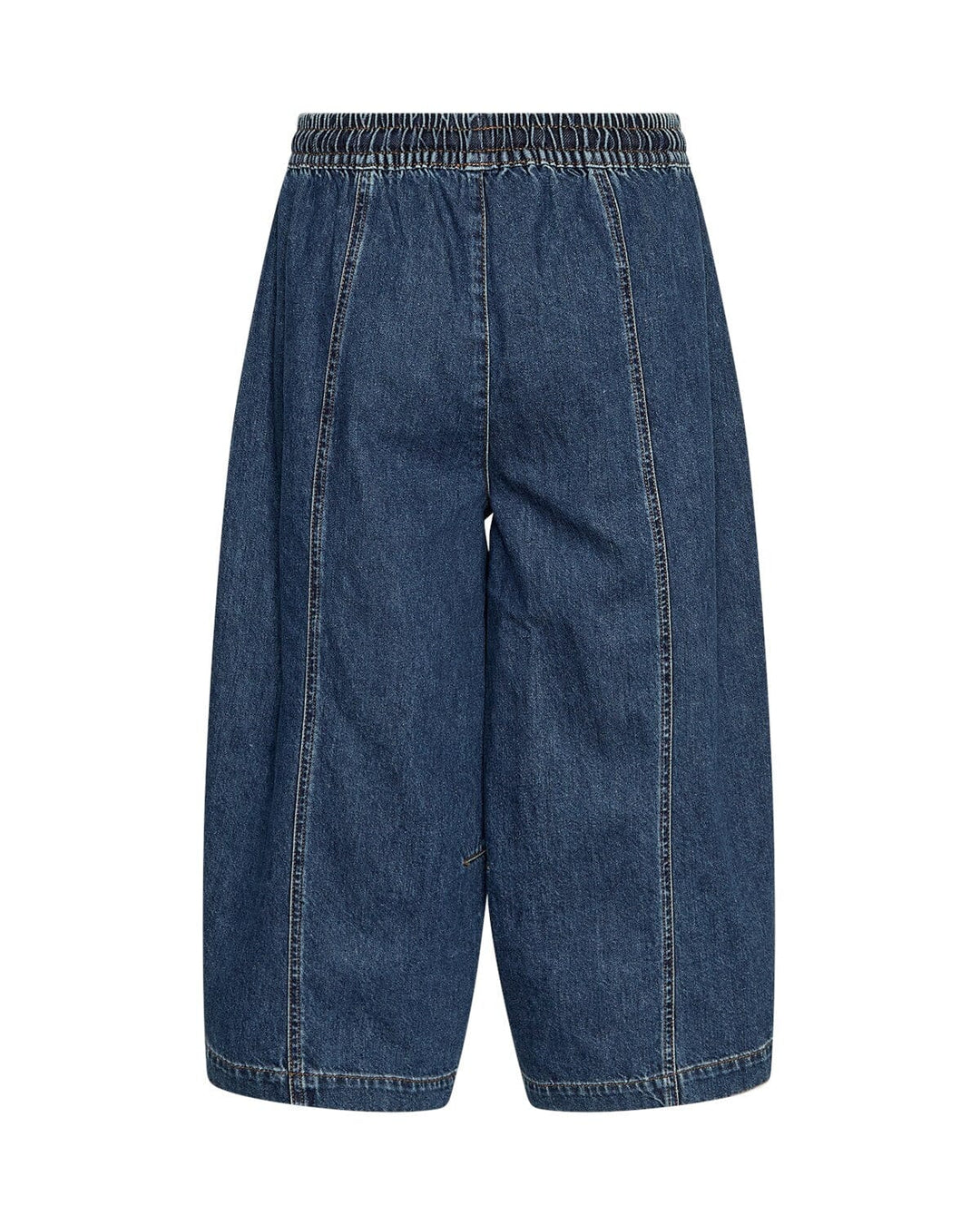 MSCH Copenhagen - Mschmanna Alena Culotte Pants 19848 - Mid Blue Wash Bukser 